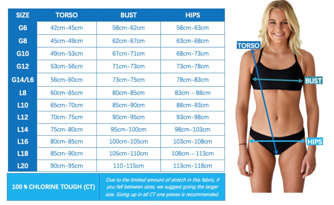 Ladies One Piece Swimmers - Clearance Item